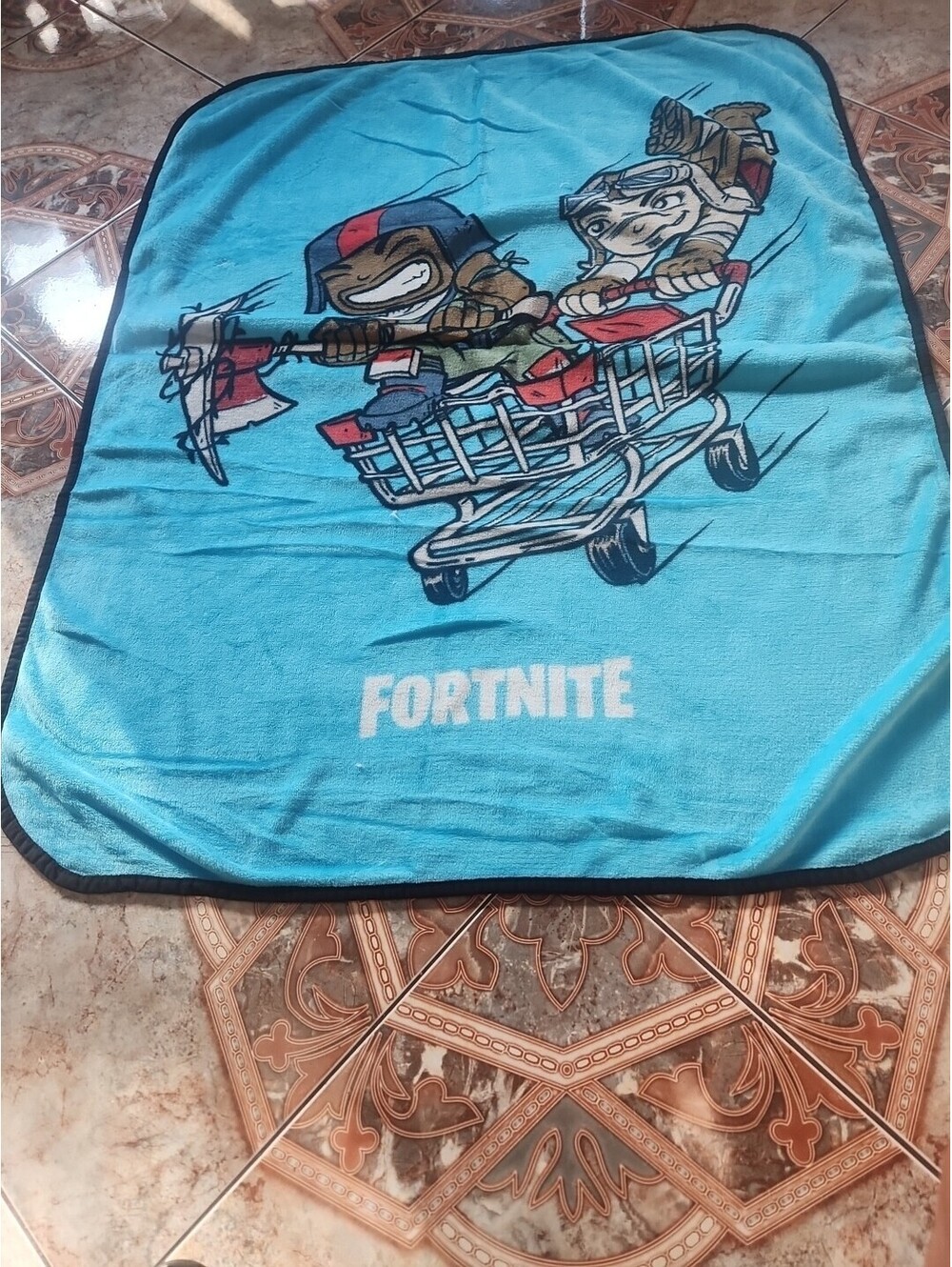 Fortnite Blue Fleece Blanket Throw 2020 Franco 40x50